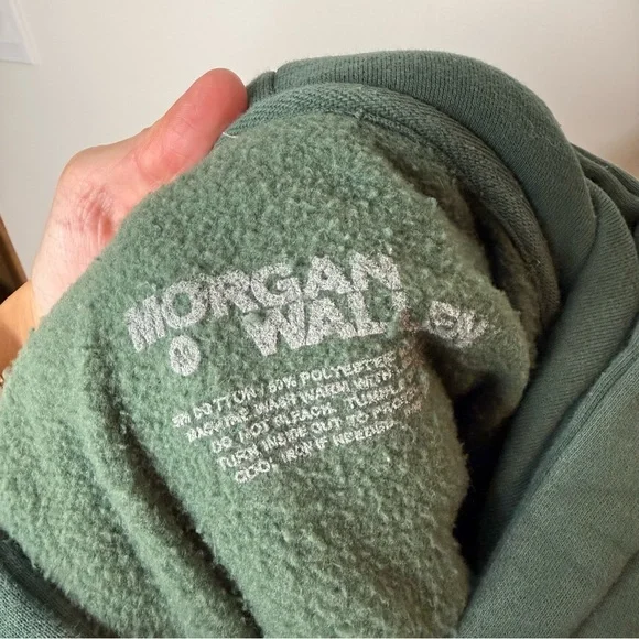 Morgan Wallen One Night At A Time World Tour Hoodie in evergreen emerald green - Picture 2 of 6